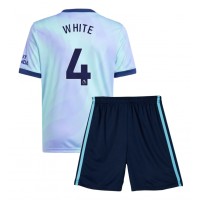 Arsenal Ben White #4 Kolmas Peliasu Lasten 2024-25 Lyhythihainen (+ Lyhyet housut)